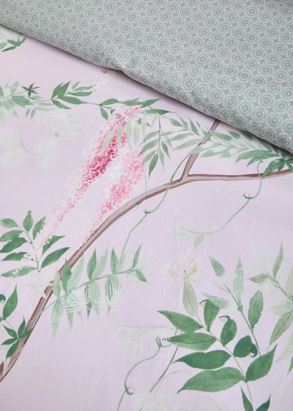 Soiree Enya Digitally Printed Pink Duvet Cover Set - King Image 3