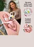 My Babiie Pink Plaid Baby Bouncer - One Size Image 4