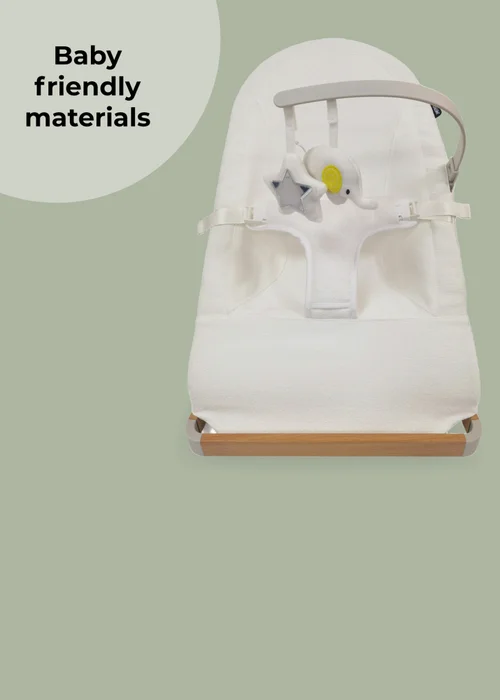 My Babiie Cream Baby Bouncer - One Size Image 6