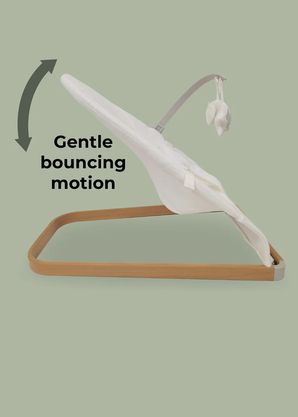My Babiie Cream Baby Bouncer - One Size Image 5