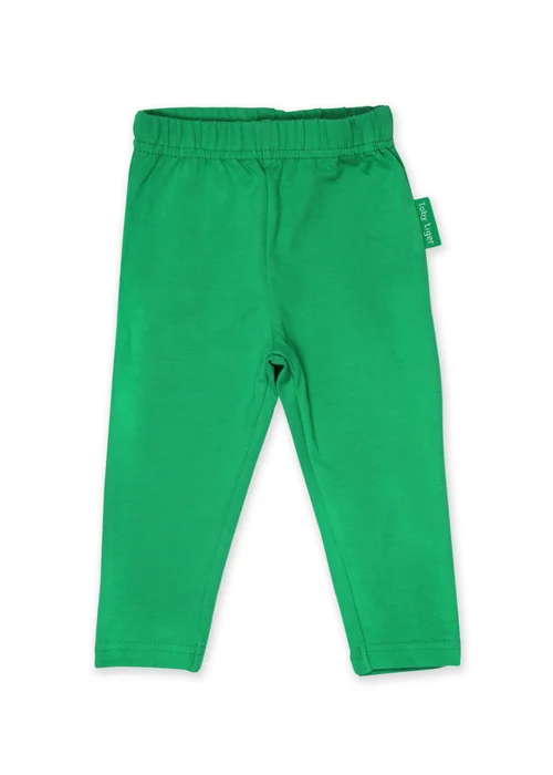 Toby Tiger Organic Green Basic Leggings (6 months - 8 years) - 2-3 Yrs Image 1