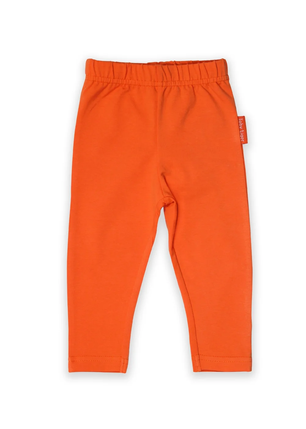 Toby Tiger Organic Orange Basic Leggings (6 months - 8 years) - 2-3 Yrs Image 1