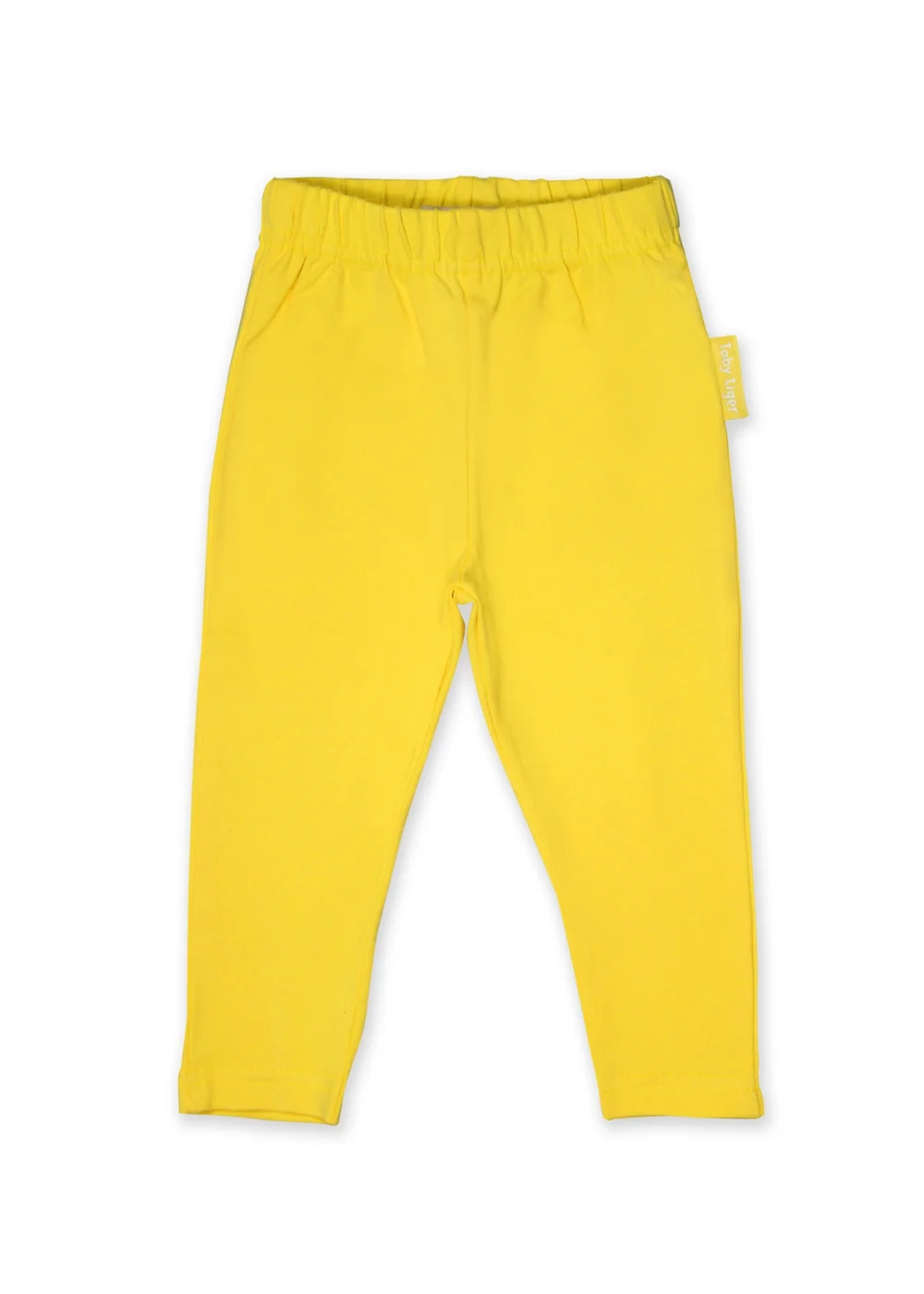 Toby Tiger Organic Yellow Basic Leggings (6 months - 8 years) - 2-3 Yrs Image 1