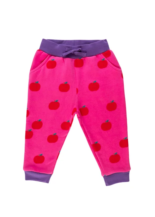 Toby Tiger Organic Pink Apple Print Joggers (6 months - 6 years) - 2-3 Yrs Image 1