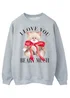 Valentine's Day I Love You Beary Much Heather Grey Sweatshirt - 3XL Image 1