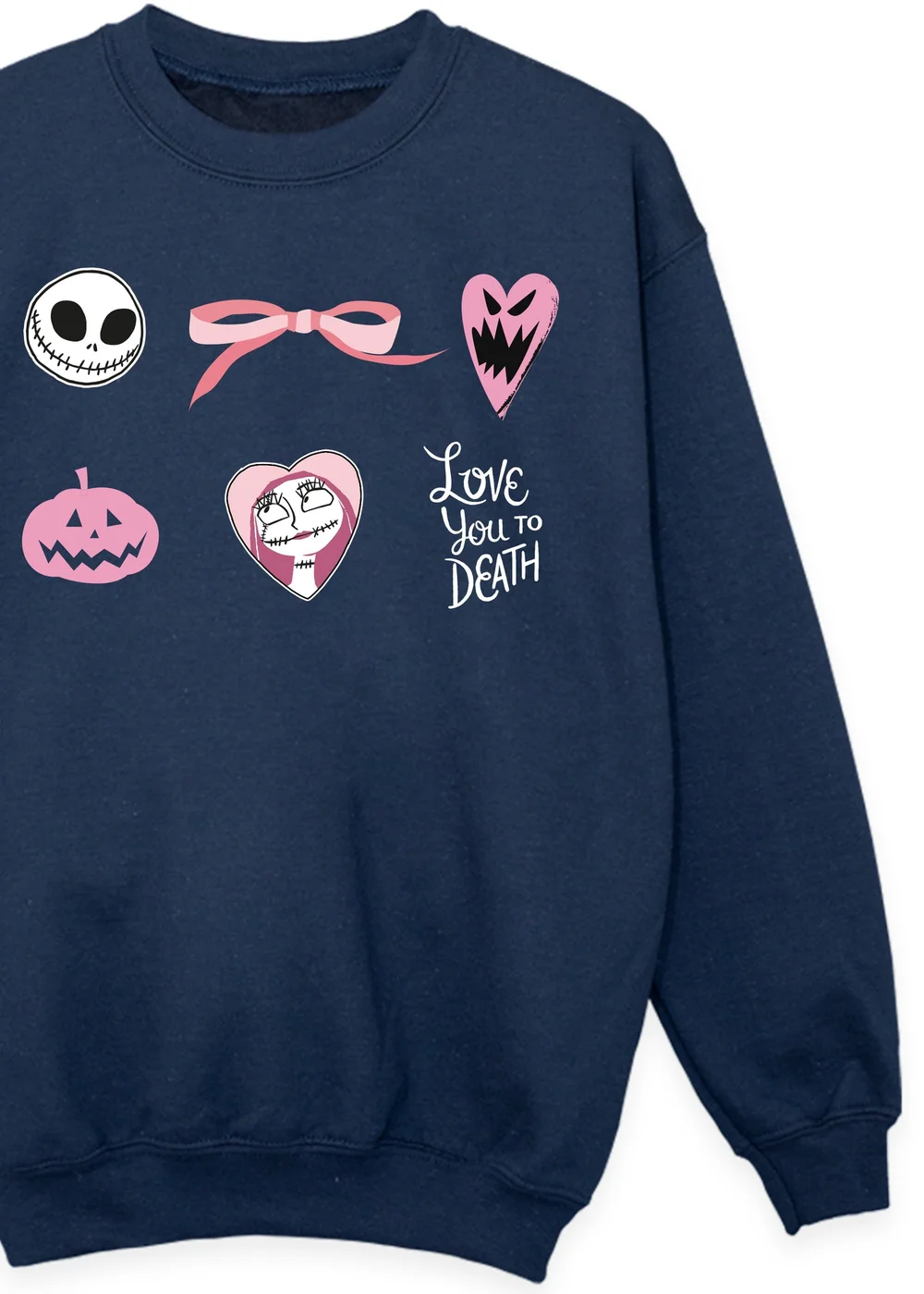 Disney Nightmare Before Christmas Icons Navy Sweatshirt (3-13 Years) - 3-4 Yrs Image 2