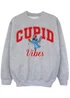 Disney Lilo & Stitch Cupid Vibes Heather Grey Sweatshirt (3-13 Years) - 5-6 Yrs Image 1