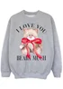 Brands In I Love You Beary Much Heather Sweatshirt (3-13 Years) - 3-4 Yrs Image 1