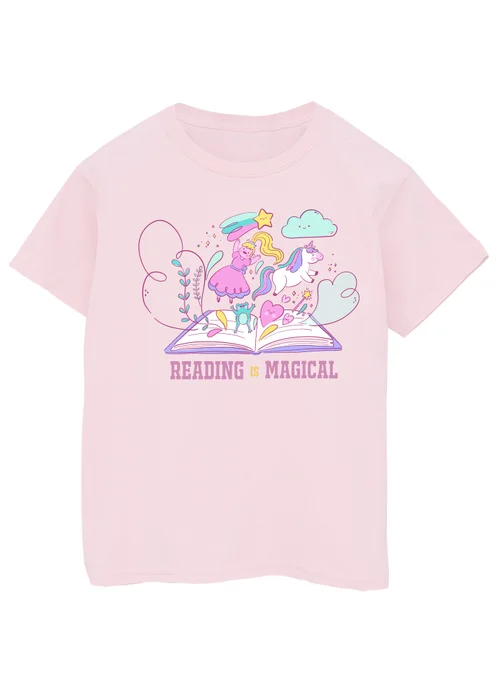 Brands In Pink World Book Day Reading Is Magical Kids T-Shirt (3-13 Years) - 3-4 Yrs Image 1