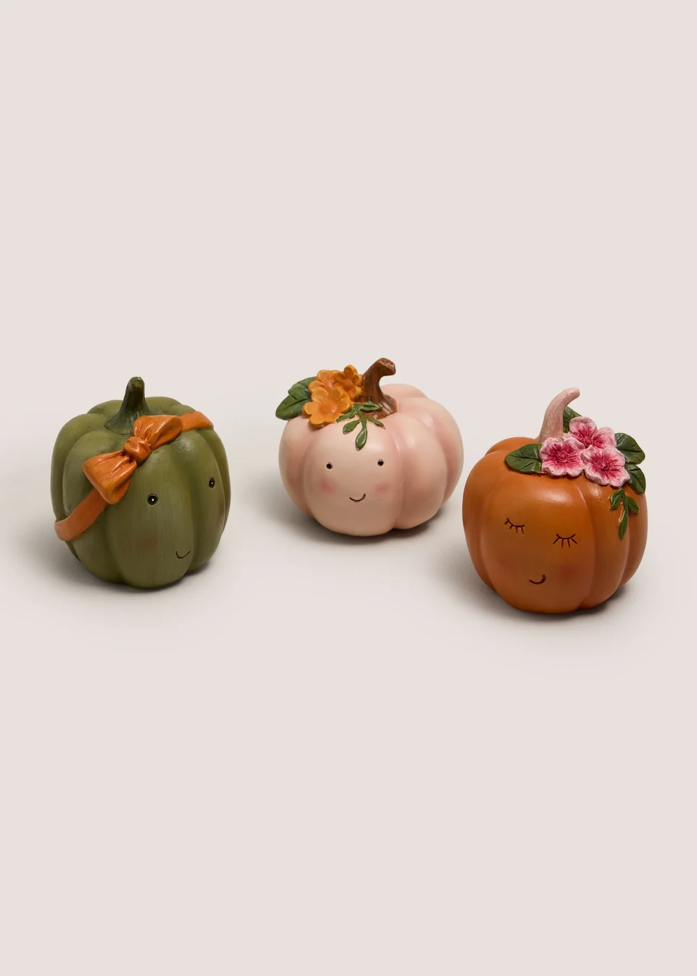 3 Piece Pumpkin Novelty Ornaments Image 1