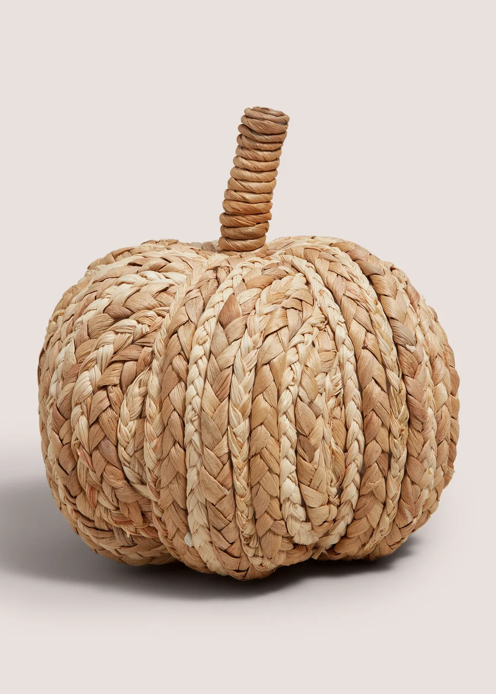 Natural Woven Pumpkin Ornament Image 1