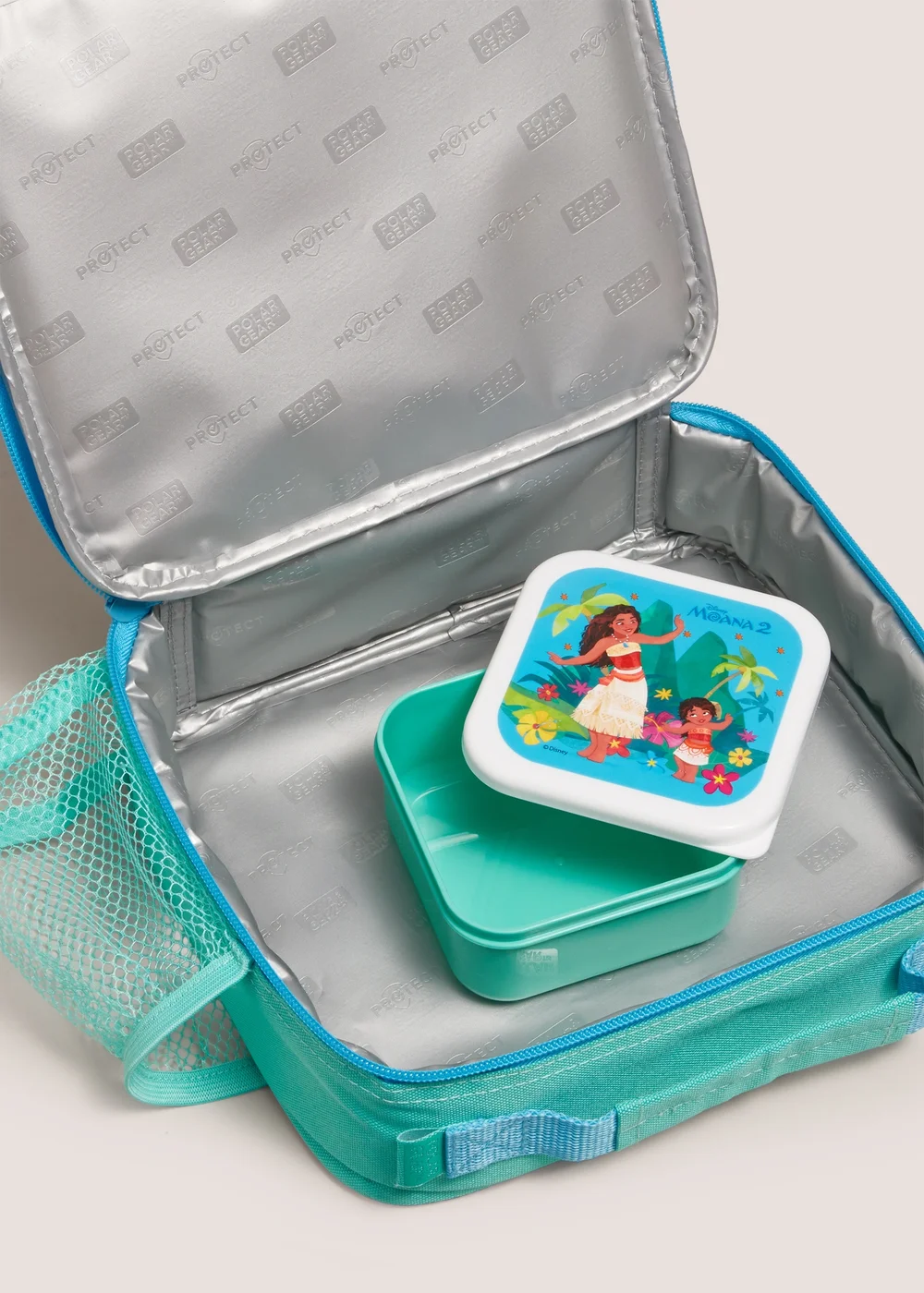Disney Turquoise Moana Lunch Bag & Snack Box Image 2