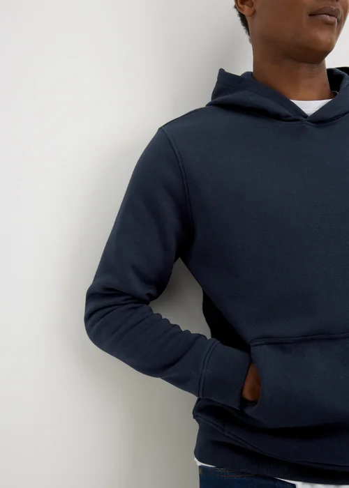 Navy Overhead Hoodie - S Image 3