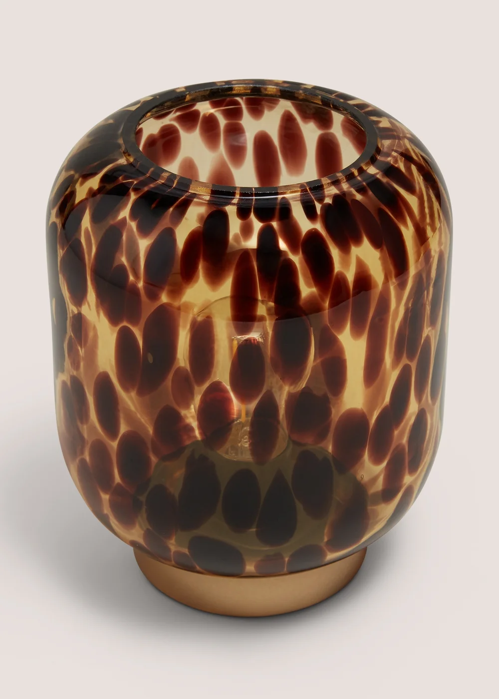 Leopard Glass LED Light Image 1