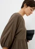 Brown Mini Smock Dress - 16 Image 3