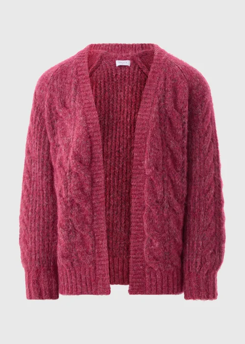Raspberry Cable Knit Cardigan - XS Image 4