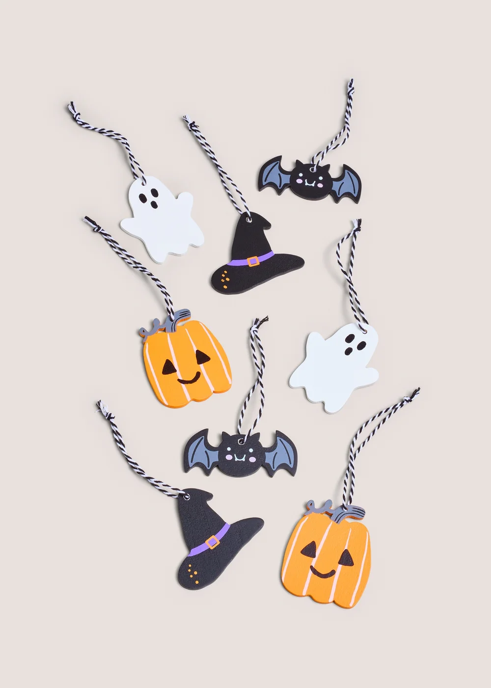 8 Pack Halloween Hanging Decorations Image 1