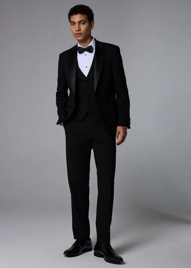 Taylor & Wright Black Tailored Dinner Suit Jacket