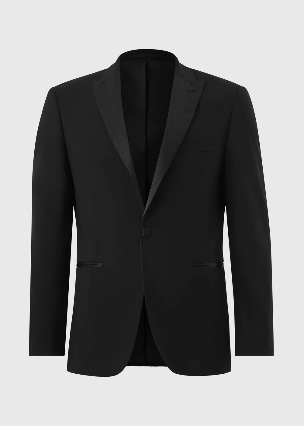 Taylor & Wright Black Tailored Dinner Suit Jacket - 38 Chest Short Image 5