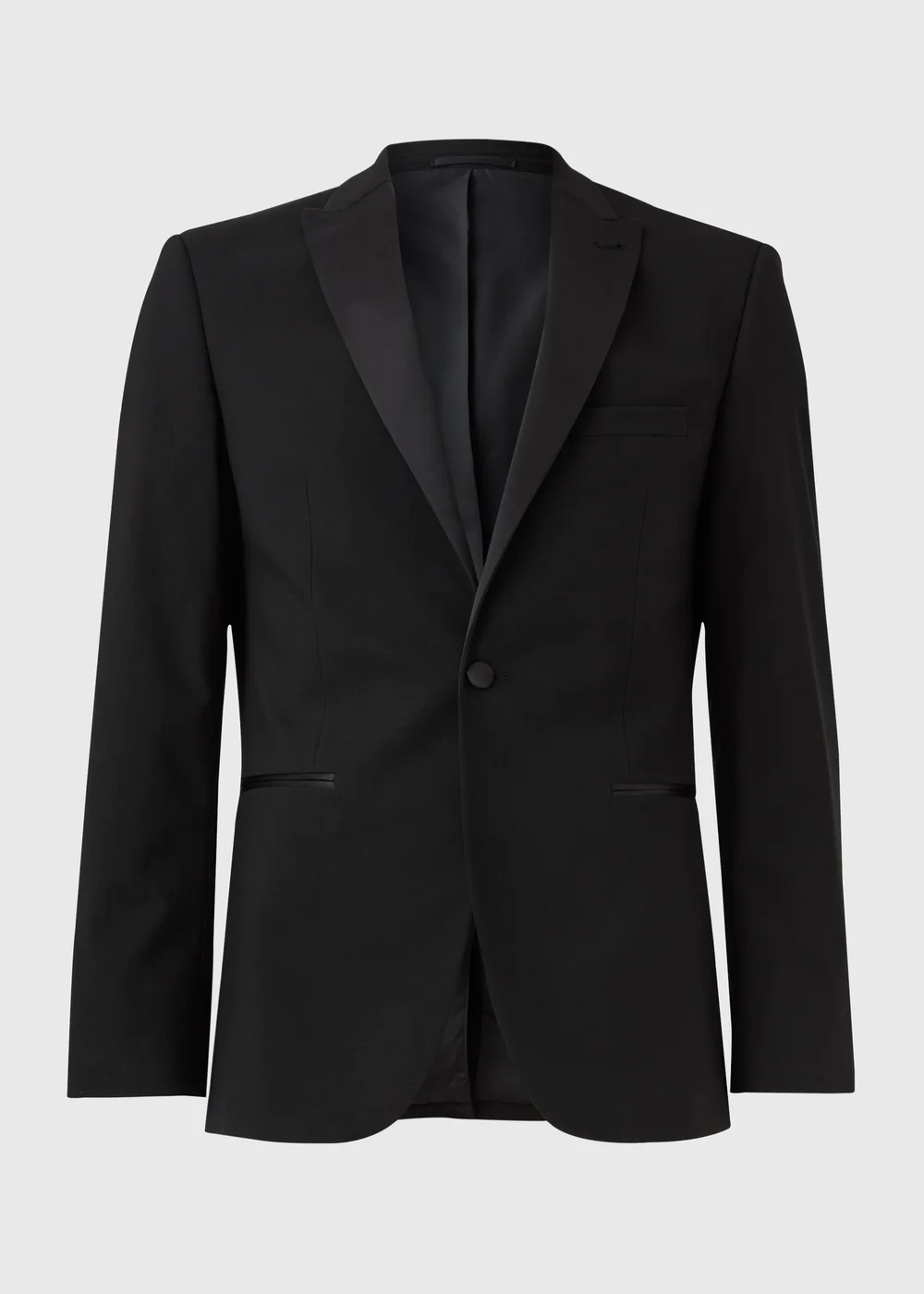 Taylor & Wright Black Tailored Dinner Suit Jacket - 38 Chest Short Image 5