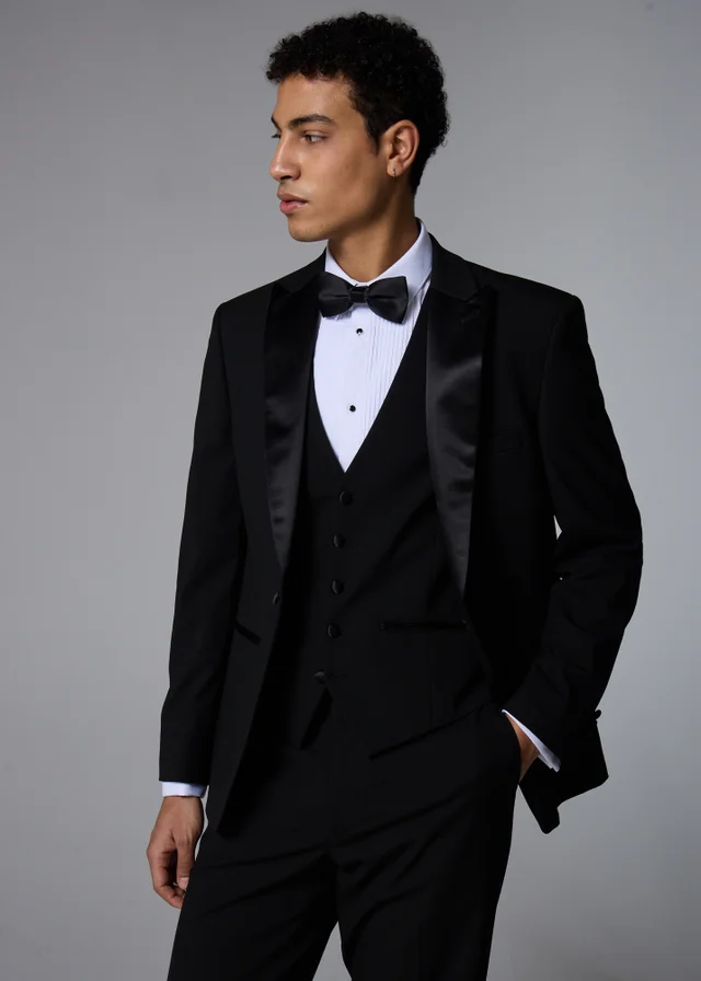 Taylor & Wright Black Tailored Dinner Suit Jacket