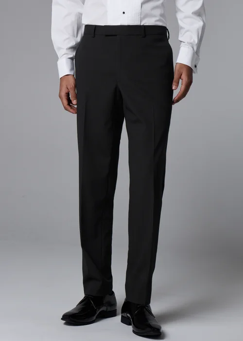 Taylor & Wright Black Tailored Dinner Suit Trousers - 26 Waist 29 Leg Image 1
