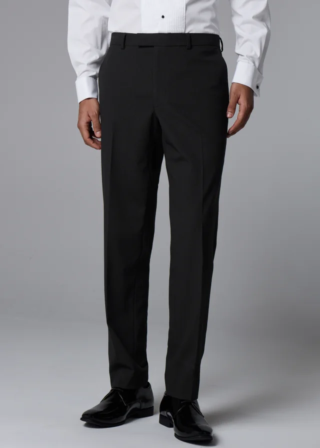 Taylor & Wright Black Tailored Dinner Suit Trousers