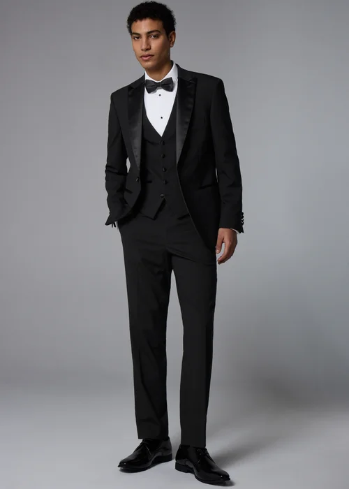 Taylor & Wright Black Tailored Dinner Suit Trousers - 26 Waist 29 Leg Image 2