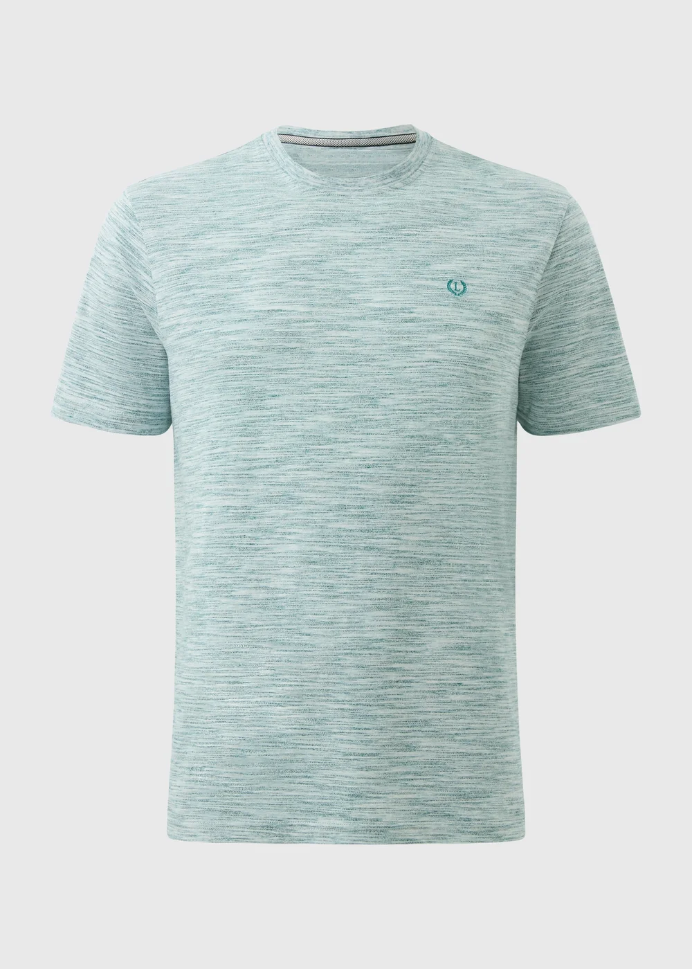 Lincoln Teal Space Dye T-Shirt - S Image 4