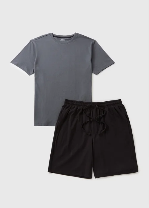 Charcoal Basic Short Pyjama Set - XS Image 2