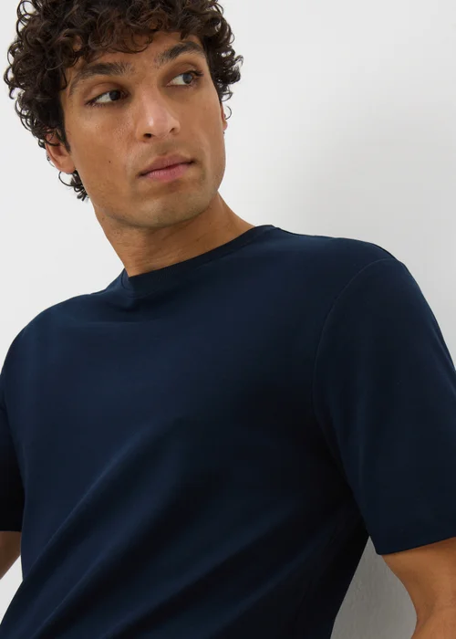 Navy Liquid Cotton T-Shirt - XS Image 1