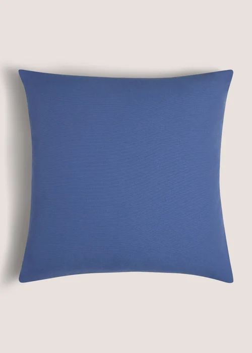 Blue Geometric Tufted Cushion Image 2