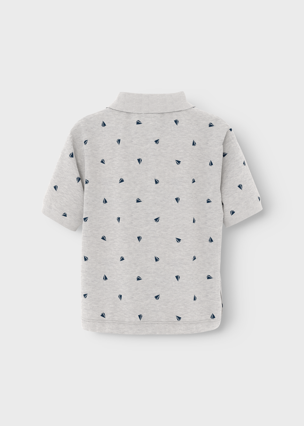Name It Grey Sailing Polo Shirt (1.5-6yrs) - 1.5 - 2 Yrs Image 2