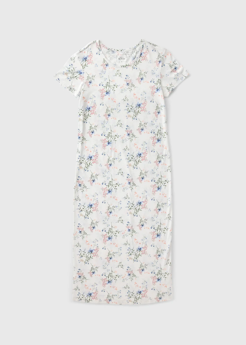 Cream Floral Nightie - Extra small Image 3