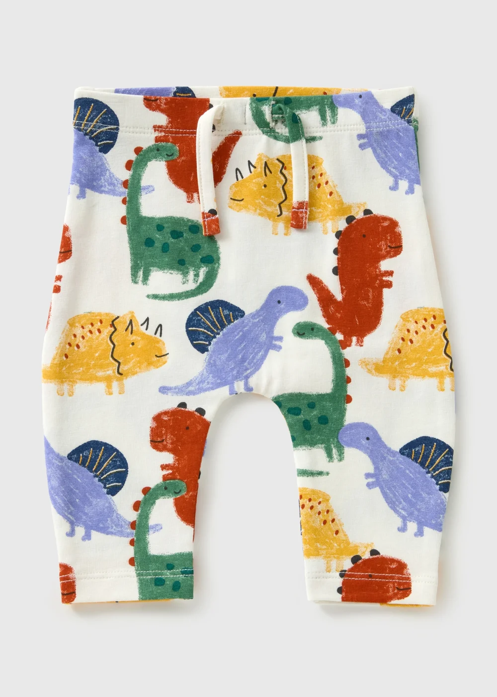 Baby Multicolour Dino Jogging Bottoms (Newborn-23mths) - 9-12 months Image 1