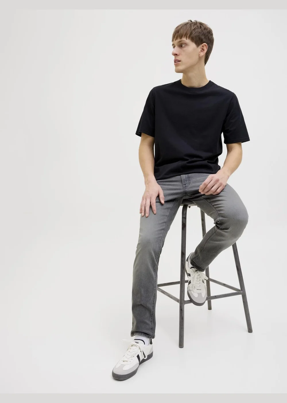 JJ Rebel Grey Luke Slim Fit Jeans - 28 R Image 1