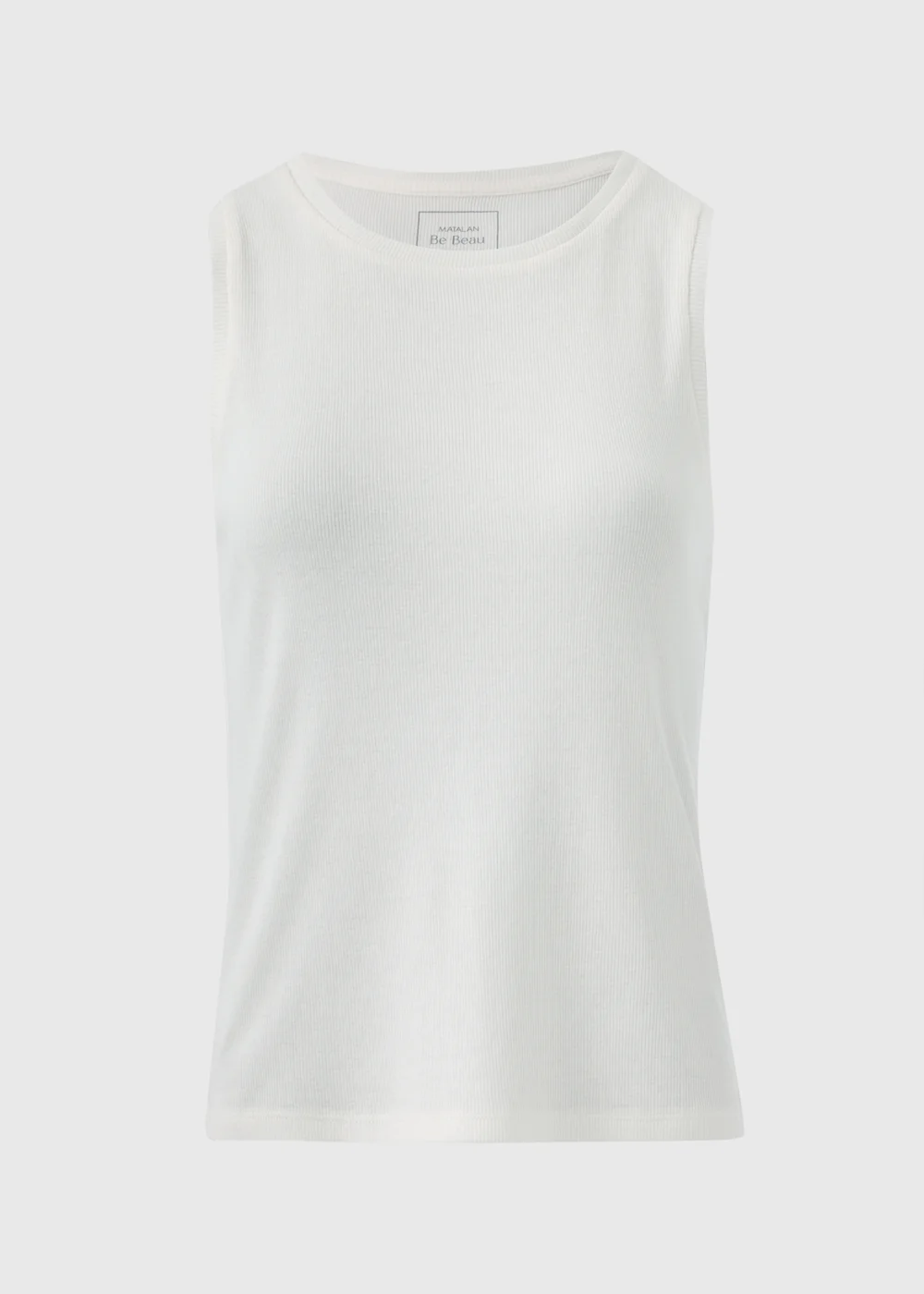 Cream Ribbed Pyjama Vest - Extra small Image 2