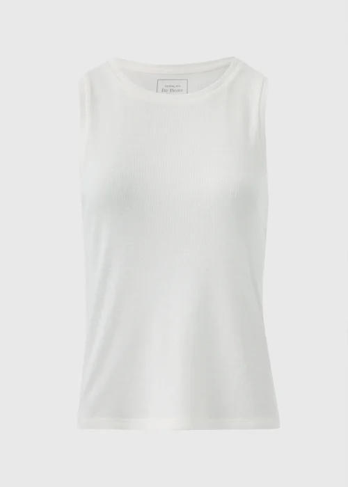 Cream Ribbed Pyjama Vest - Extra small Image 2