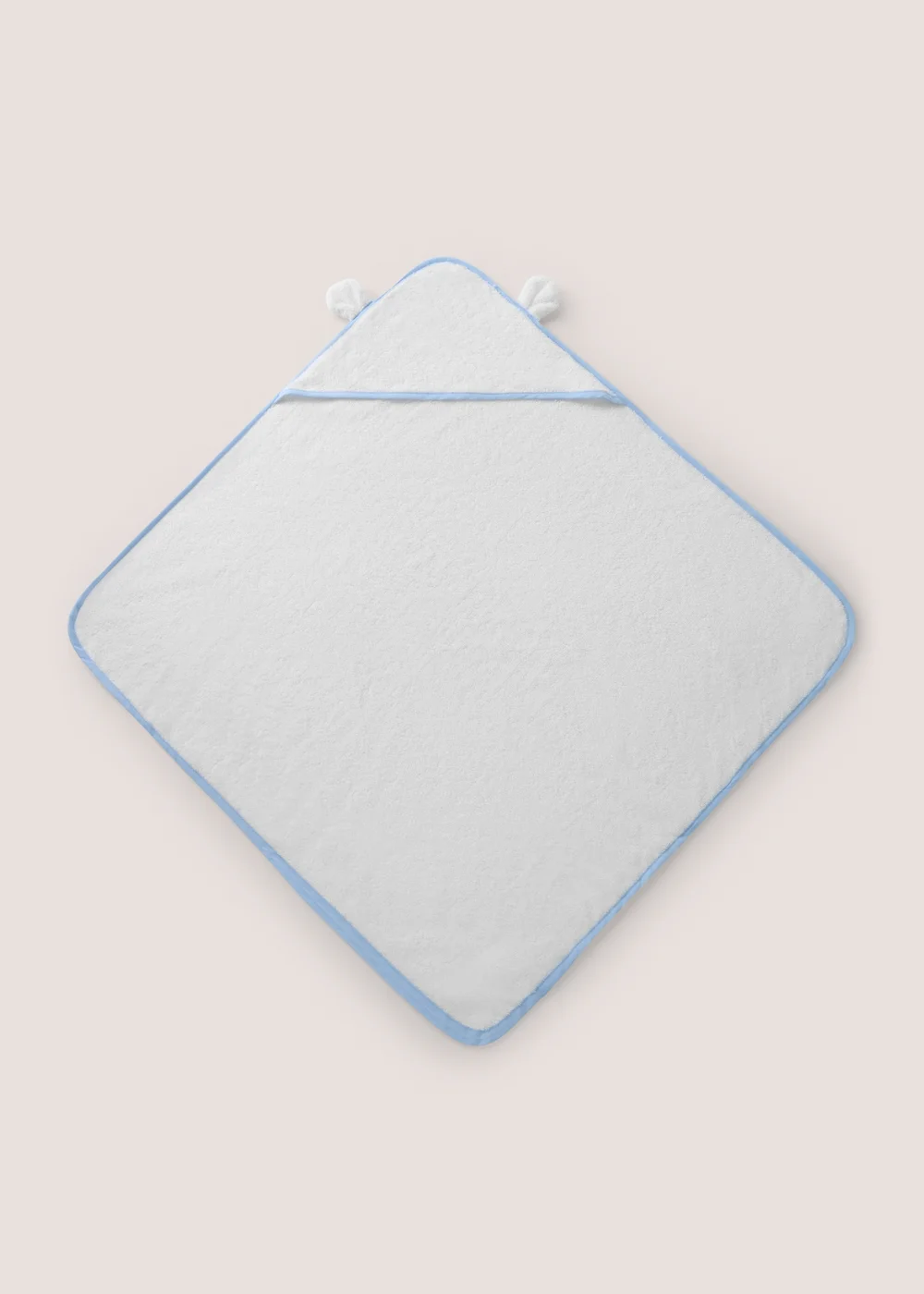Baby White Bear Hooded Towel - One Size Image 2