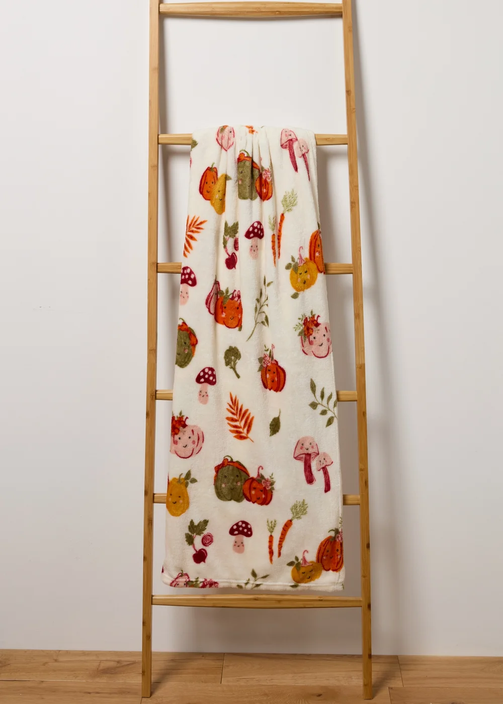 Cream Pumpkin Autumn Throw Image 1