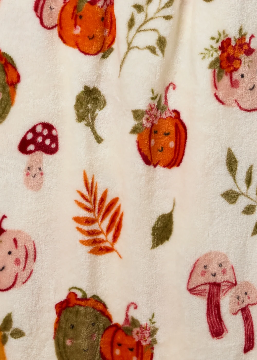 Cream Pumpkin Autumn Throw Image 2