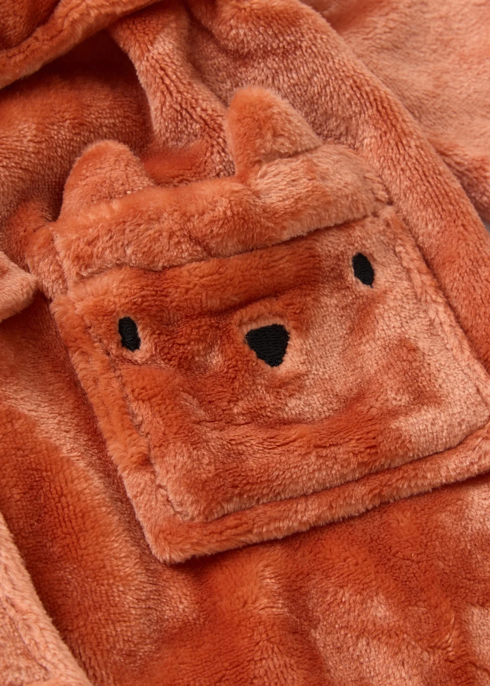 Boys Orange Fox Dressing Gown (1-7yrs) - 1 half year to 2 Image 2