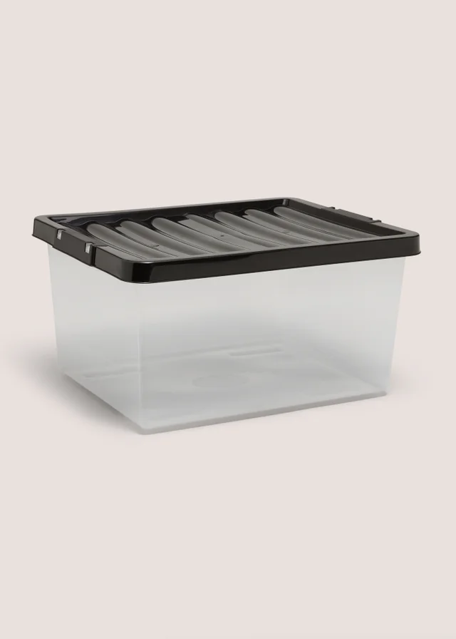 Black 27L Storage Box