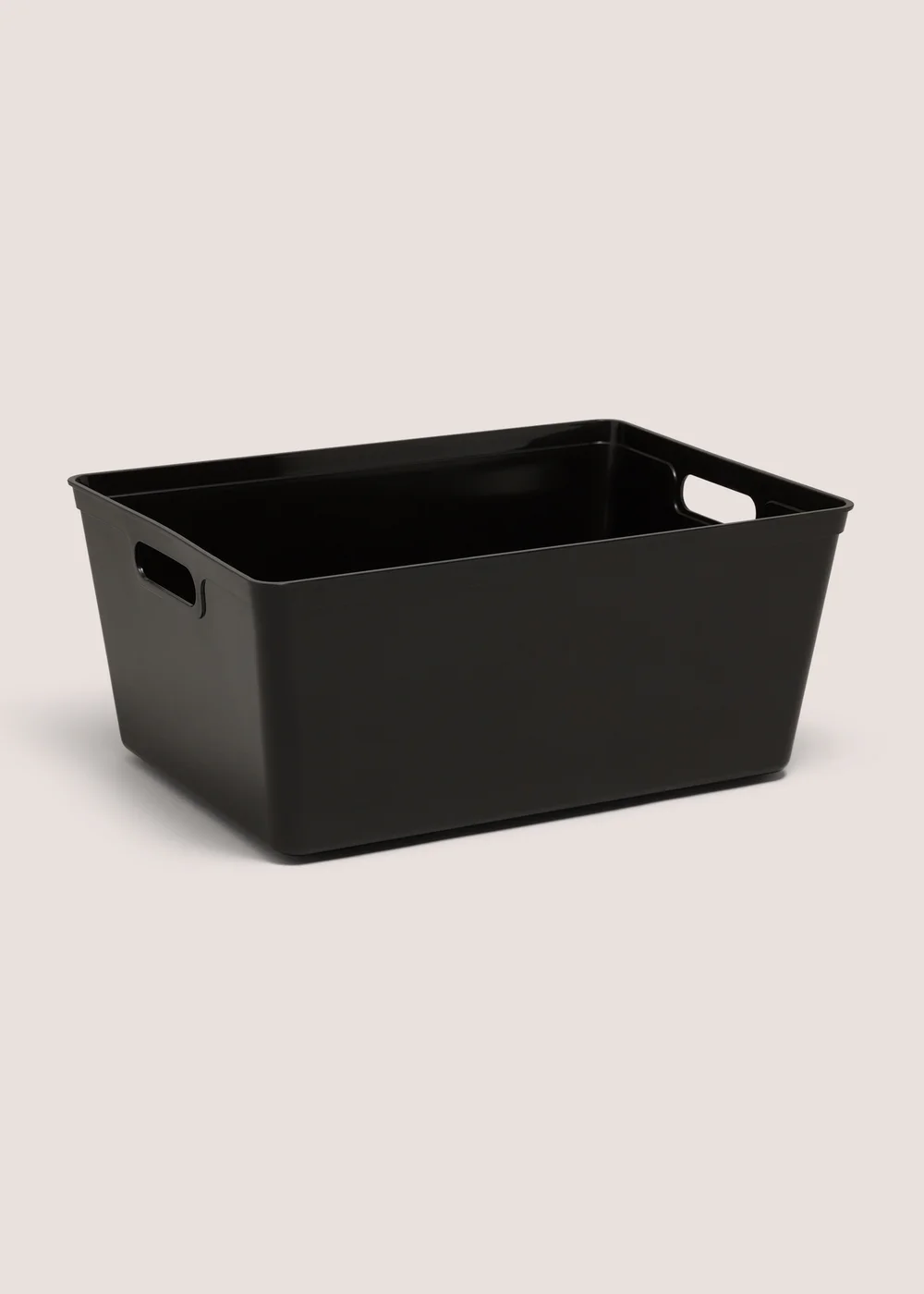Black Large Storage Tray Image 1