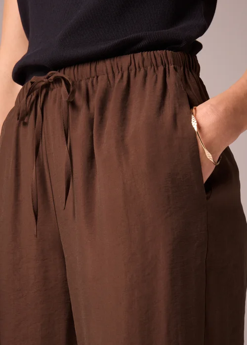 Et Vous Brown Wide Leg Trousers - 8 Image 3