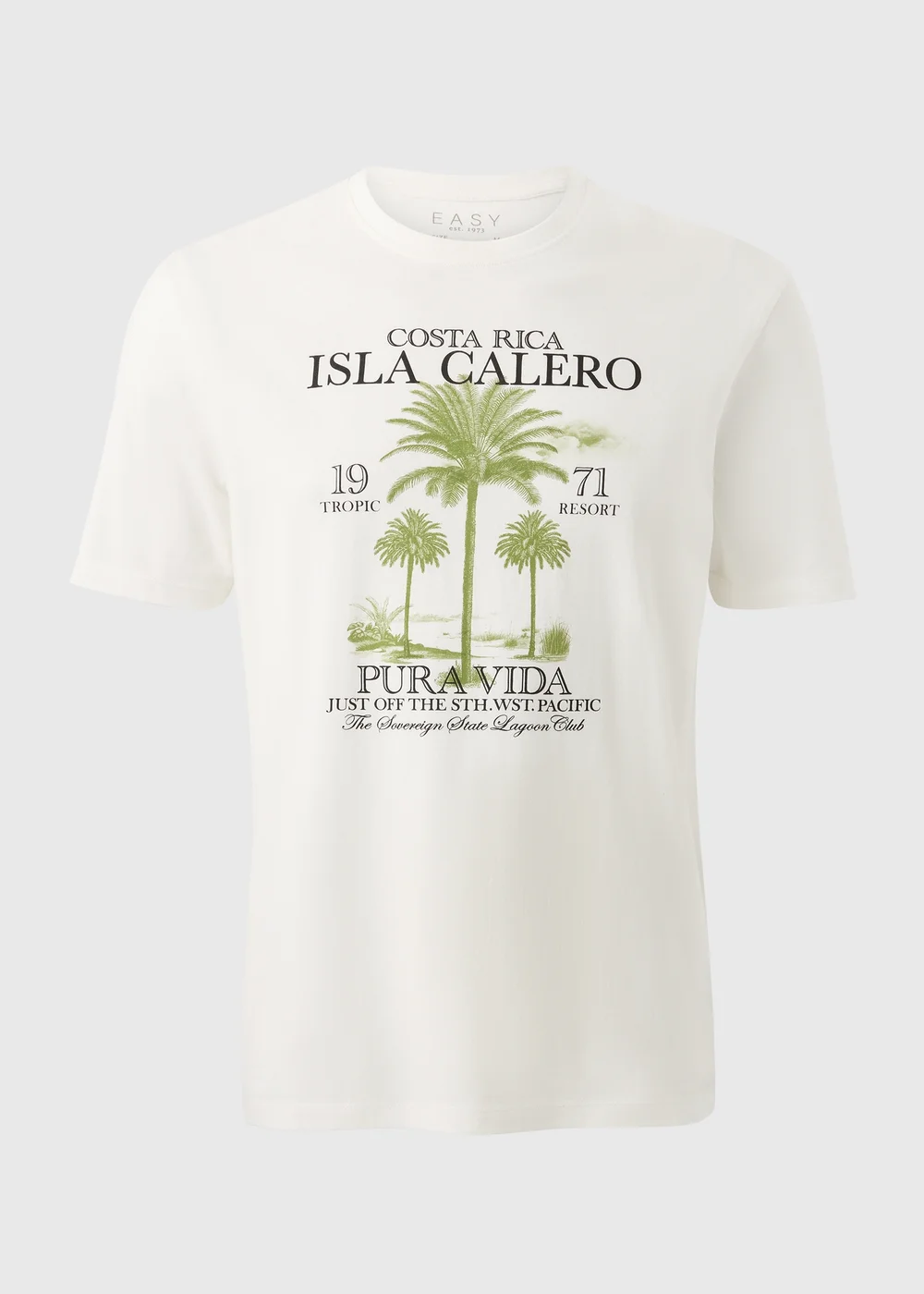 White Costa Rica T-Shirt - XS Image 1