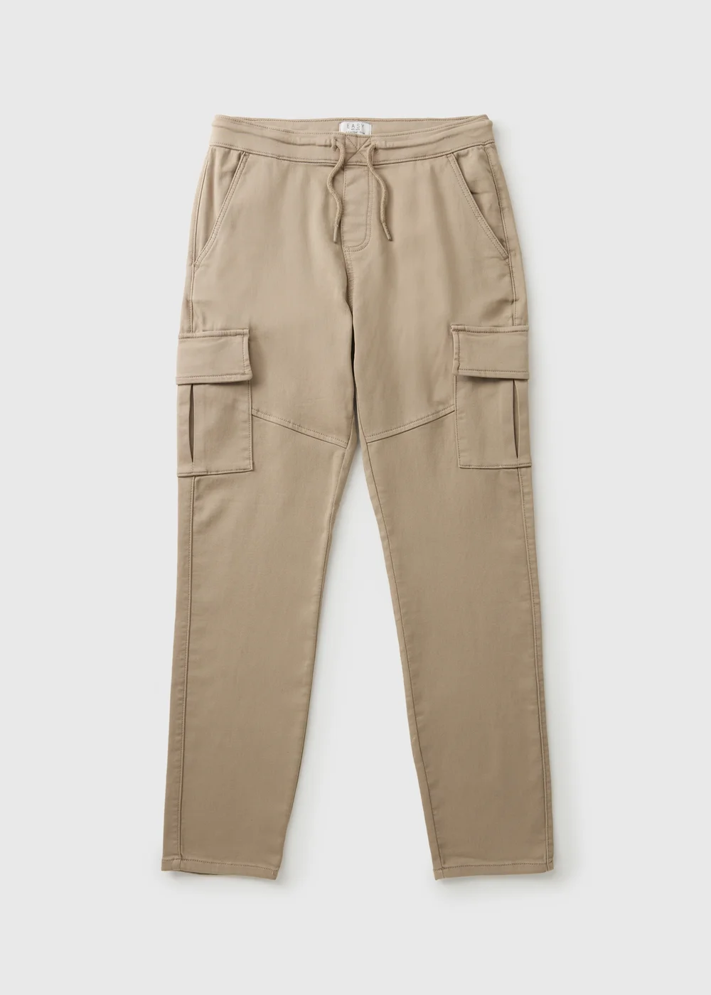 Stone Knitted Cargo Trousers - 36 R Image 2