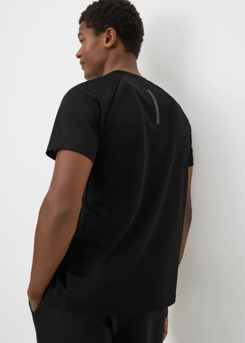Souluxe Black Basic Solid Sports T-Shirt - XS Image 2