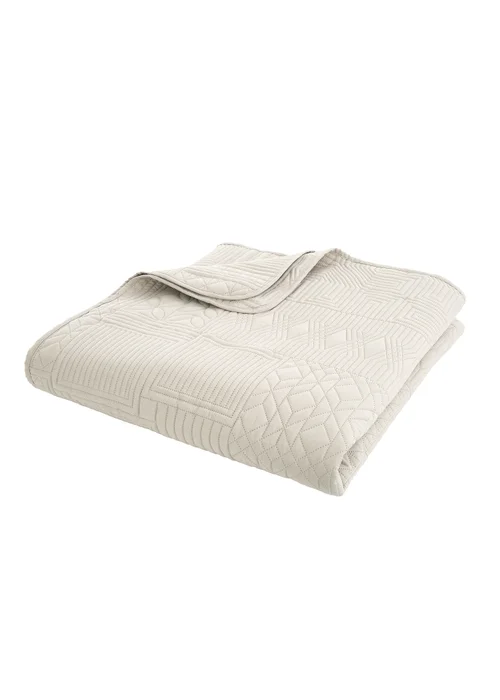 Catherine Lansfield Folkstone Geo 220x230cm Bedspread - One Size Image 3