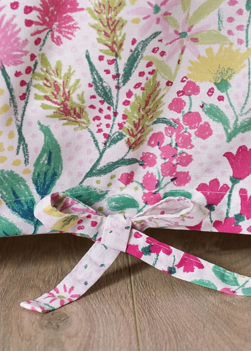 Catherine Lansfield Tilly Floral Reversible Duvet Cover Set Pink - King Image 4